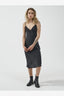 THRILLS NINA SLIP DRESS - ANTIQUE BLACK
