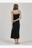 THRILLS INEZ MID LENGTH SLIP DRESS - ANTIQUE BLACK