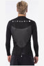 RIP CURL OMEGA LONG SLEEVE WETSUIT JACKET - BLACK