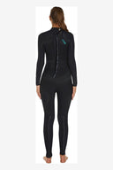 ONEILL WOMENS BAHIA 3-2MM STEAMER BACKZIP WETSUIT BLACK MOUNT SURF SHOP