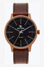 RIP CURL DRAKE BRONZED LEATHER WATCH MENS RIPCURL