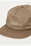 OUTLINE RECYCLED - RECYCLED 5 PANEL CAP - BEECHWOOD