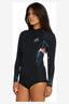 O'NEILL BAHIA BACK ZIP LONG SLEEVE MID SPRING WETSUIT 2MM - BLACK HIBISCUS