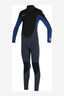 ONEILL KIDS DEFENDER BACK ZIP 4/3mm WETSUIT GUNMETAL BLACK MARINE
