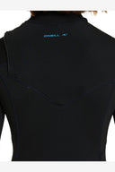 O'NEILL BOYS DEFENDER CHEST ZIP SHORT SLEEVE SPRING 2MM WETSUIT - BLACK