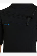 O'NEILL BOYS DEFENDER CHEST ZIP SHORT SLEEVE SPRING 2MM WETSUIT - BLACK