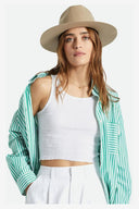 BRIXTON COHEN COWBOY HAT - SAND