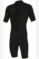 O'NEILL DEFENDER 2MM BACK ZIP SS SPRING WETSUIT - BLACK