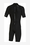 O'NEILL DEFENDER 2MM BACK ZIP SS SPRING WETSUIT - BLACK