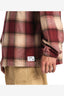 HUFFER 9 TO 5 CHECK SHACKET - RED/TAN