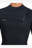 O'NEILL HYPERFREAK CHEST ZIP SHORT SLEEVE FULL 2MM WETSUIT - BLACK