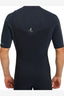 O'NEILL HYPERFREAK CHEST ZIP SHORT SLEEVE FULL 2MM WETSUIT - BLACK