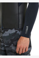 O'NEILL HYPERFREAK FRONT ZIP LONG SLEEVE WETSUIT JACKET 2MM - BLACK