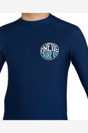 O'NEILL BOYS REACTOR UV LS RASH VEST - MARINE