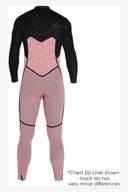 O'NEILL DEFENDER 4/3MM BACK ZIP STEAMER - BLACK