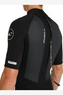 O'NEILL REACTOR 2 BACK ZIP SHORT SLEEVE FULL 3/2MM WETSUIT - BLACK