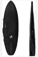 SHORTBOARD DAY USE 2.0 BOARD BAG - BLACK / SILVER