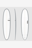 TORQ TET 7'8" VOLUME PLUS - GREY / PINLINE