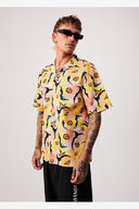 AFENDS FLOWERS RECYCLED SHORT SLEEVE SHIRT MULTI