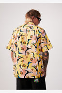 AFENDS FLOWERS RECYCLED SHORT SLEEVE SHIRT MULTI