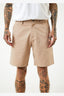 AFENDS NINETY TWOS - RECYCLED CHINO SHORTS - BONE