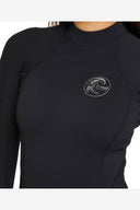 O'NEILL BAHIA 2MM BACK ZIP LONG SLEEVE SPRING WETSUIT - BLACK