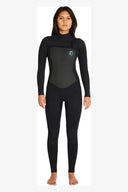 O'NEILL BAHIA 3/2MM CHEST ZIP FULL WETSUIT - BLACK