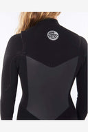 RIP CURL WOMENS FLASHBOMB 3/2mm CHEST ZIP STEAMER